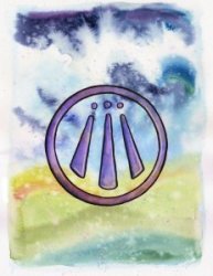 A simple awen painting